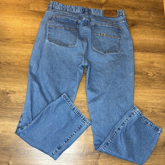 LRL Lauren Jeans Co Ralph Lauren Petite 12P Women’s Classic Straight Reg Wash - Picture 2 of 9
